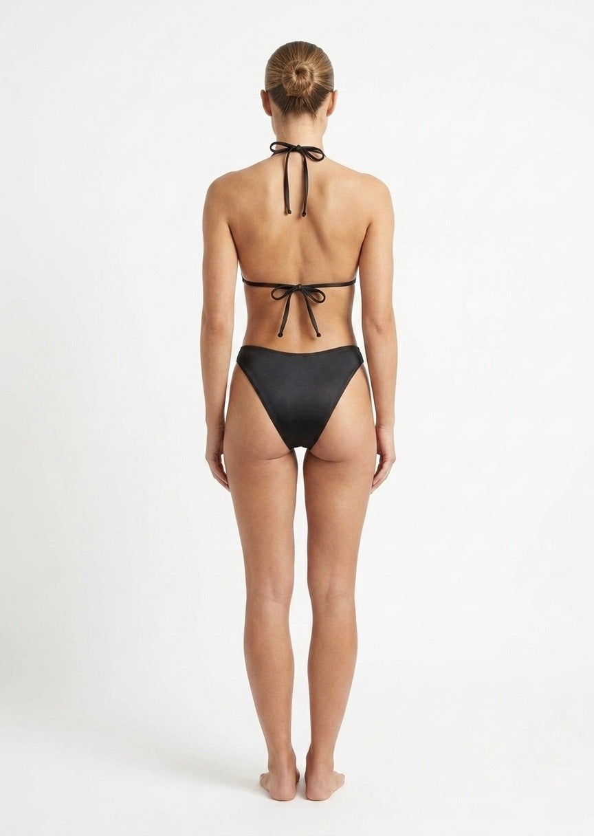 SHEIN Classic Black Triangle Bikini Set
