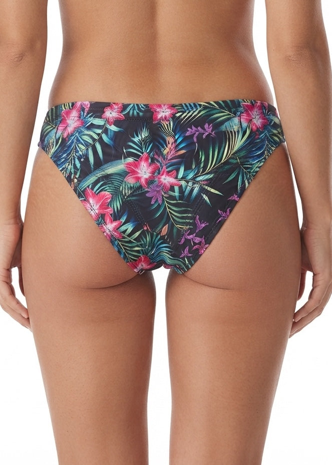 Tropical Print Classic Bikini Bottom
