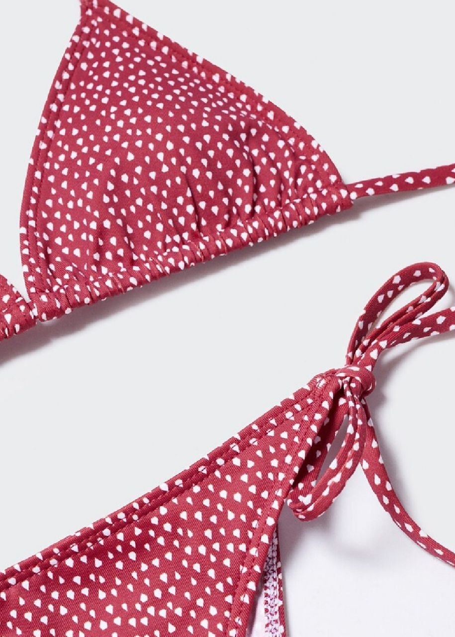 MANGO Polka Dot Halter Bikini Set