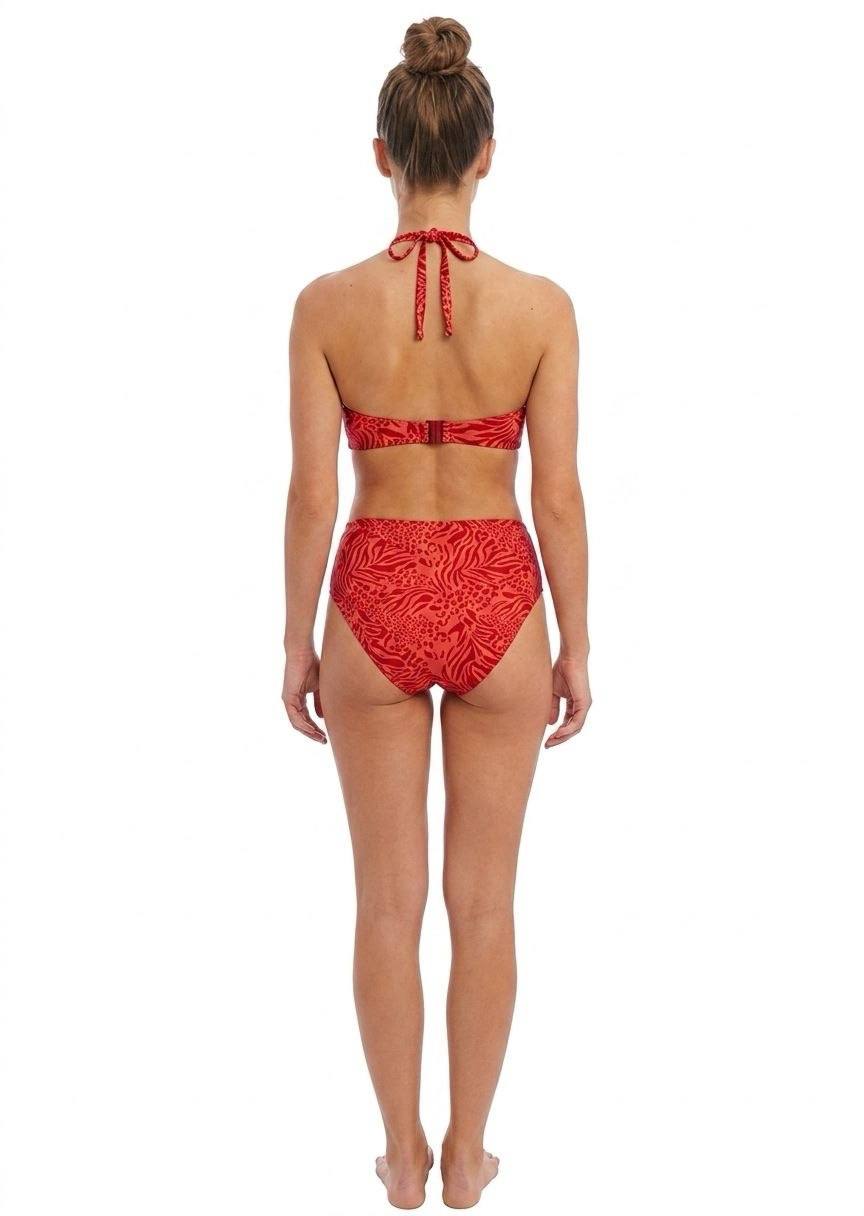 TU BRAND Patterned High-Waisted Bikini Set