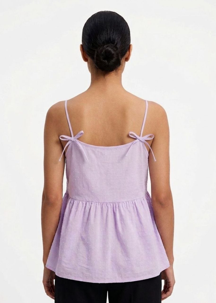 VEROMODA– Dobby Ruffled Camisole Top