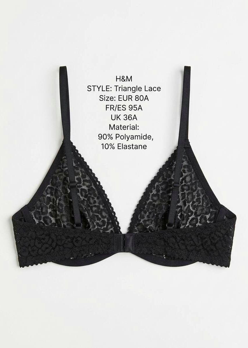Sleek Microfiber Padded Wireless Bra – Classic Black