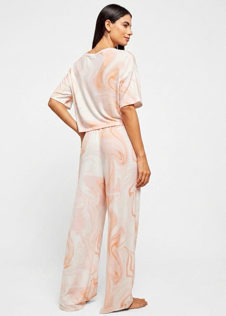 MAX BRAND All-Over Swirl Print Pyjama Set