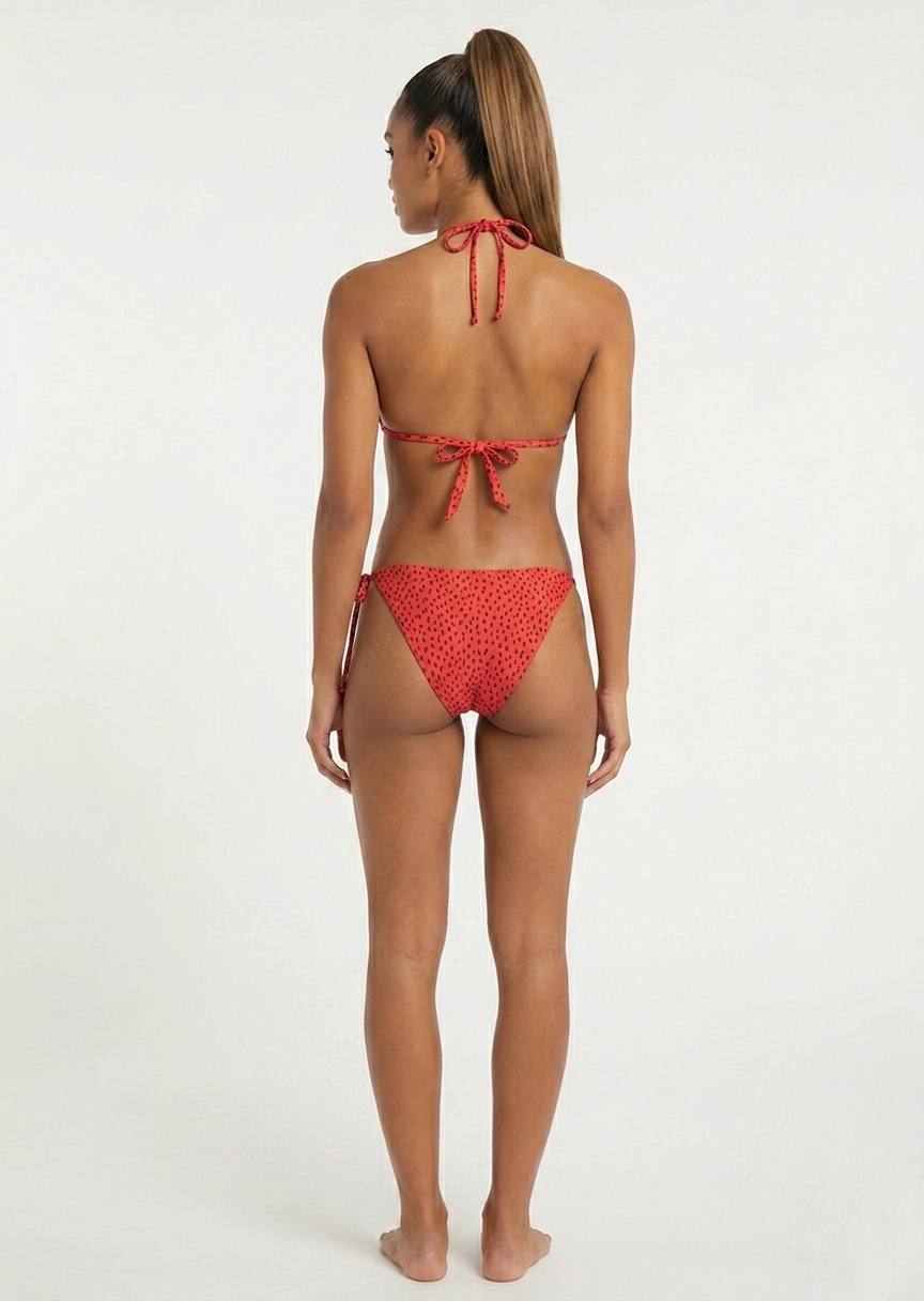 SHEIN Polka Dot Triangle Bikini Set