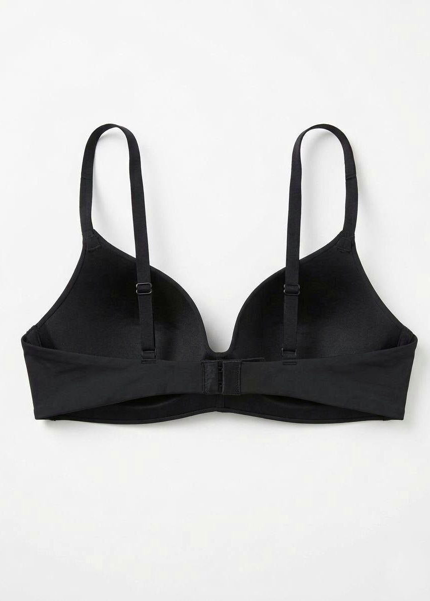 Seamless Black T-Shirt Bra - Size 75A