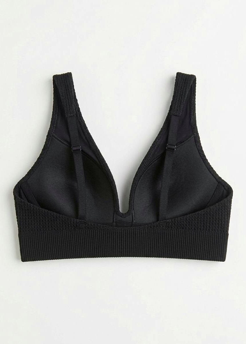 H&M Smooth Push-Up Seamless Bra – Classic Black
