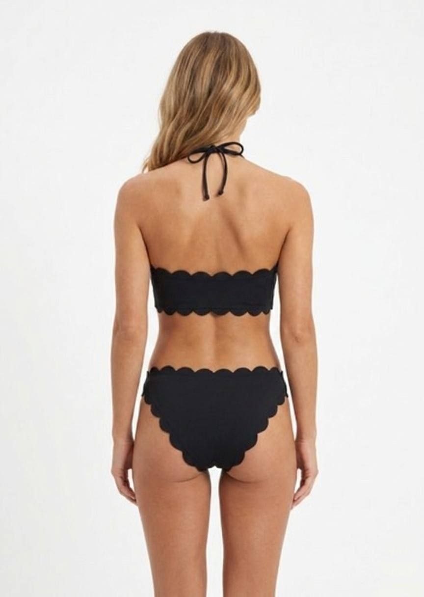 SHEIN Scalloped Halter Bikini Set