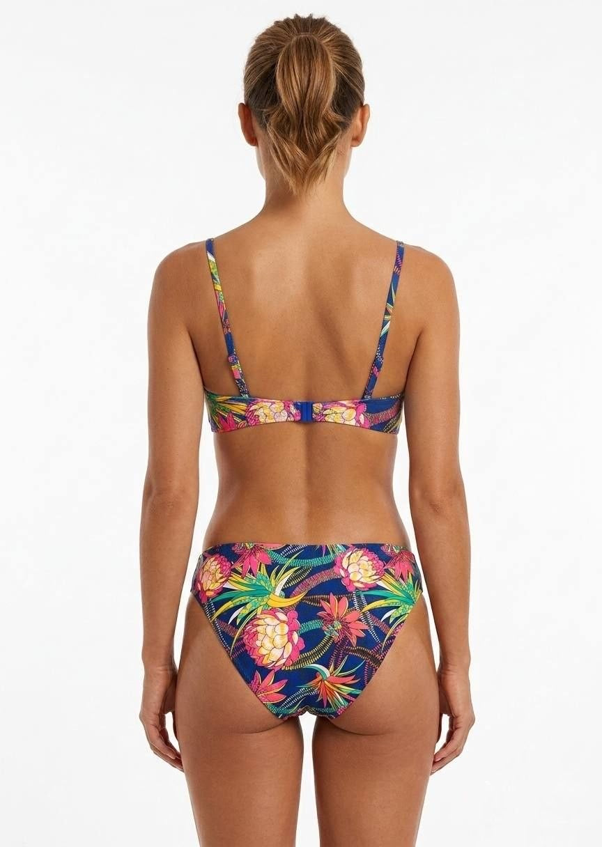 Tropical Floral Bikini Set - Vibrant Two-Piece Swimsuit