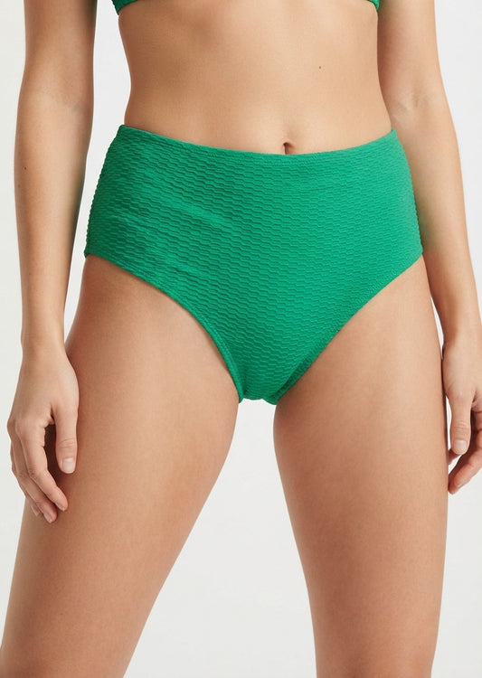 Textured Green Bikini Bottom