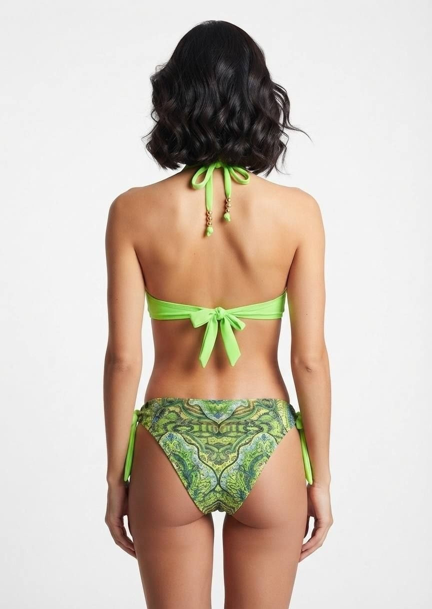 SHEIN Printed Cut-Out Monokini Swimsuit
