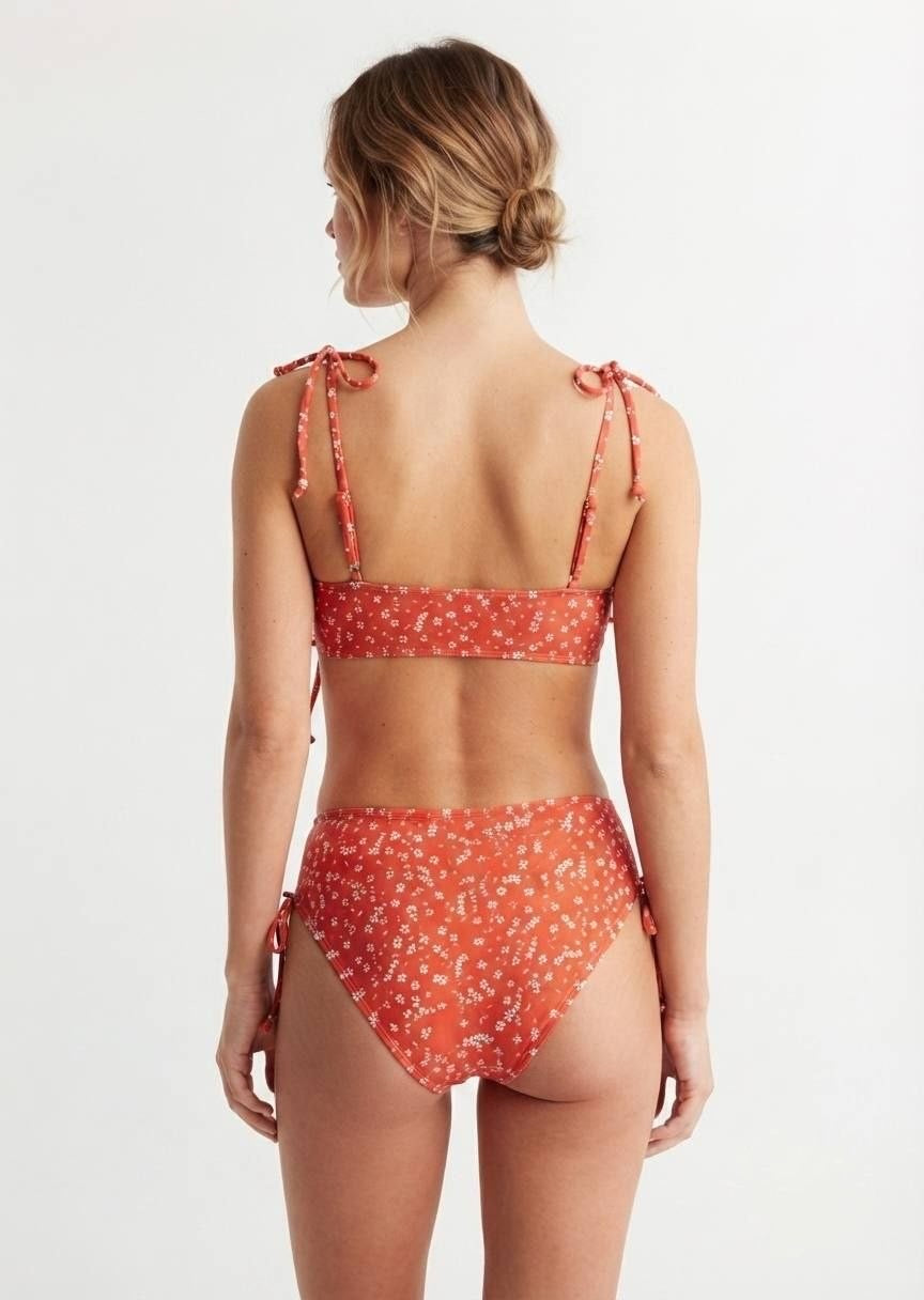 SHEIN Floral Tie-Side Bikini Set