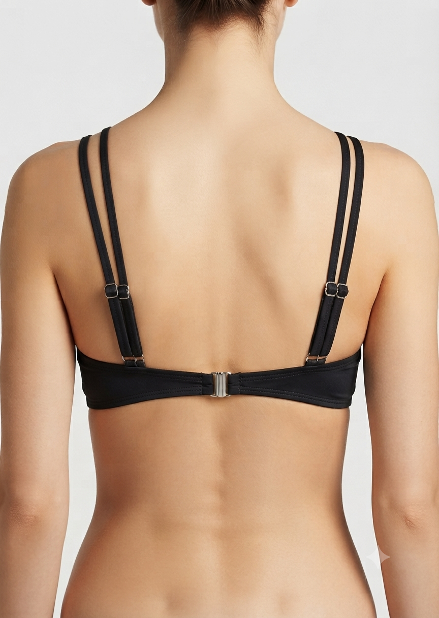 Shein Ruffle Overlay Bikini Top