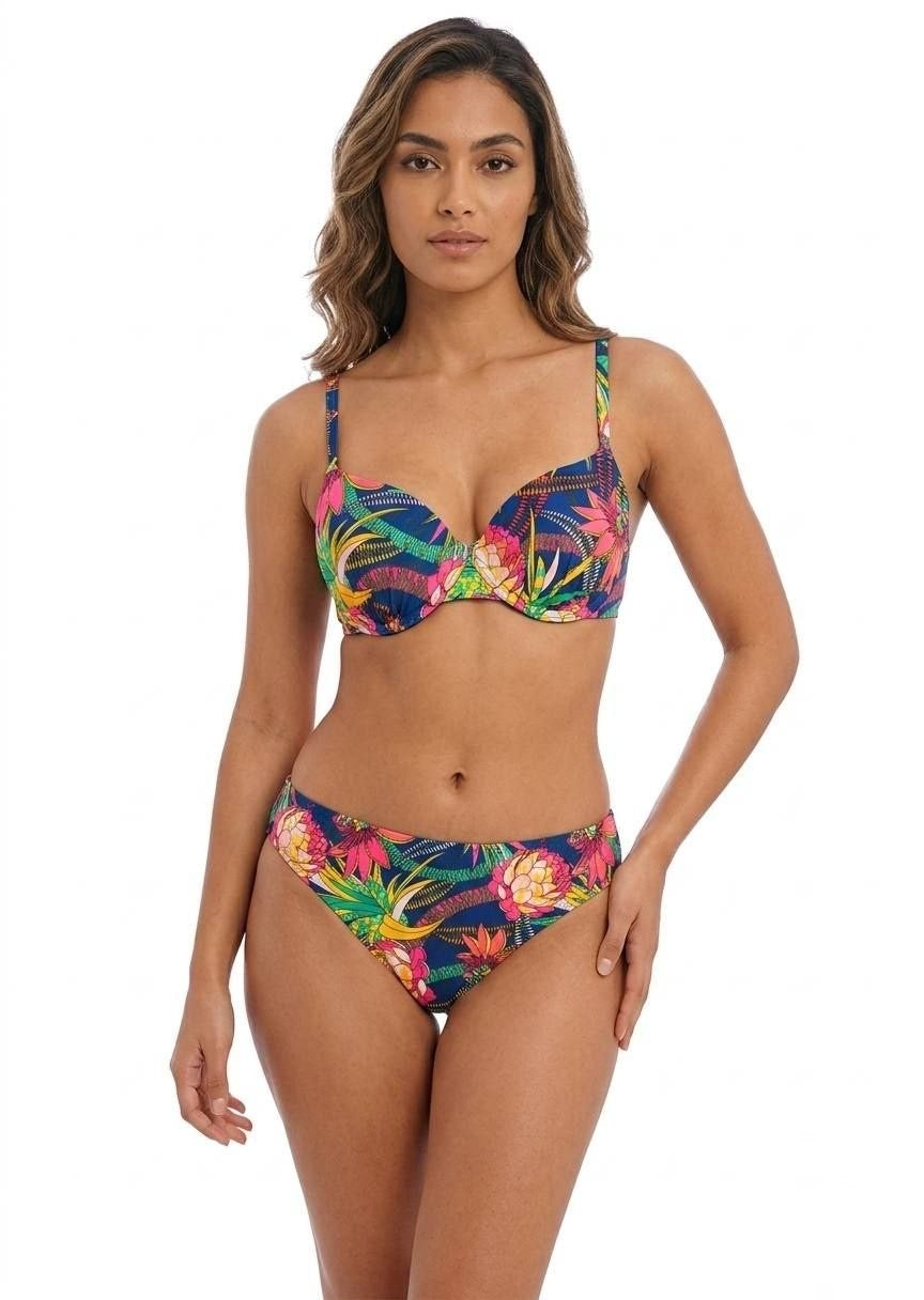 Tropical Floral Bikini Set - Vibrant Two-Piece Swimsuit