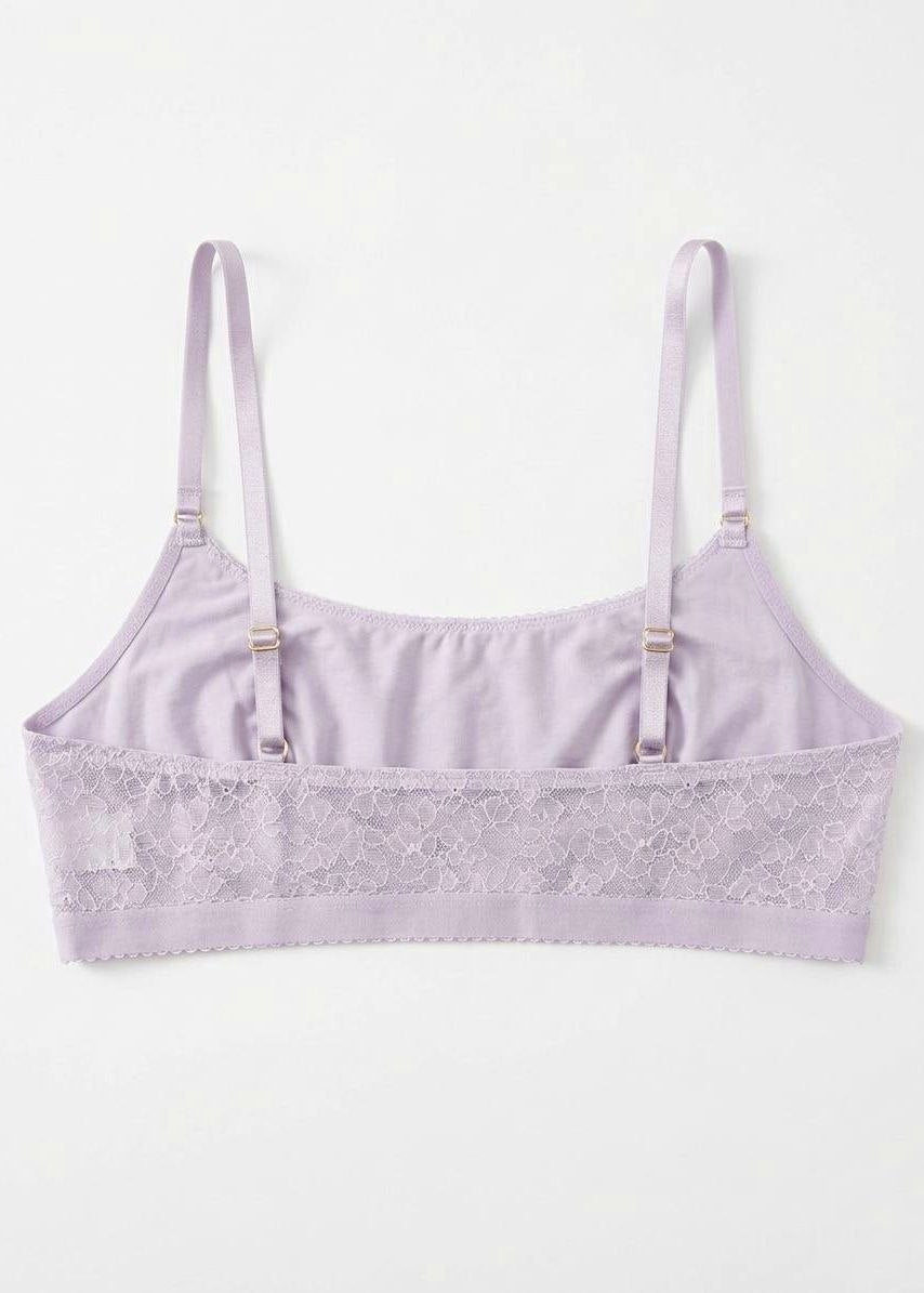 Ultra-Soft Lavender Wireless Bra – Pure Comfort