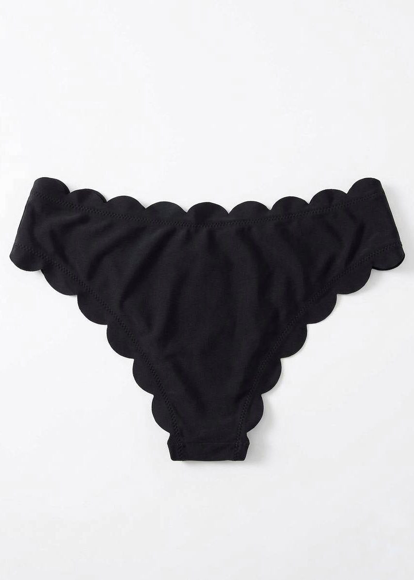 Sleek SHEIN Comfort Lace-Trim Panties – Classic Black