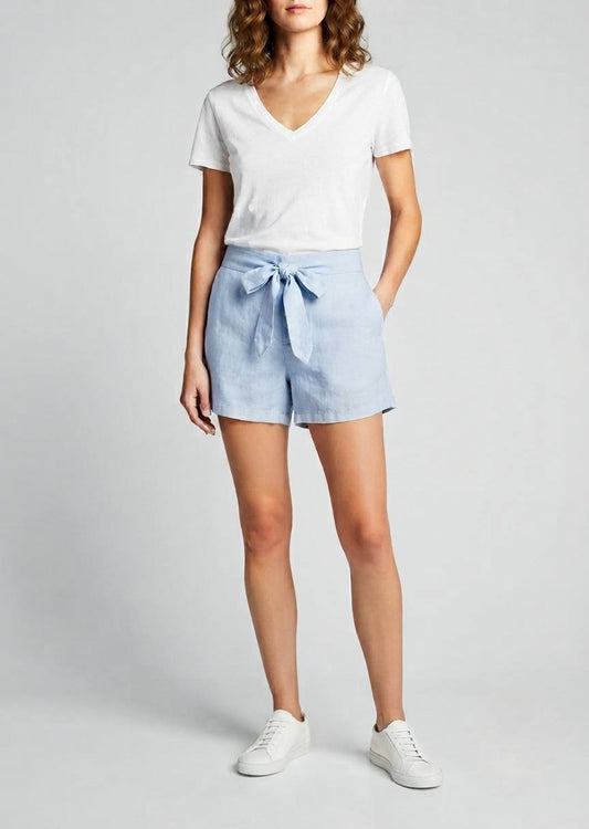 PRIMARK Women's High-Waisted Tie-Front Casual Shorts - Summer Style