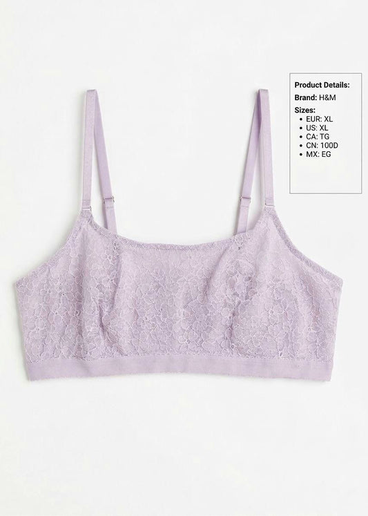 Ultra-Soft Lavender Wireless Bra – Pure Comfort