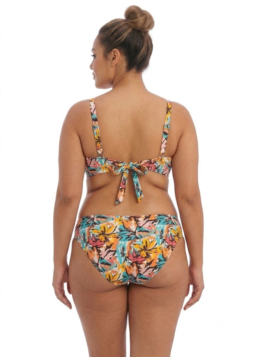 SHEIN Tropical Floral Print Bikini Set