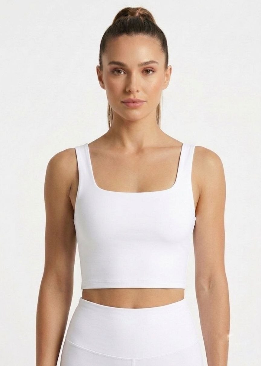 Women's  Square Neck Crop Top