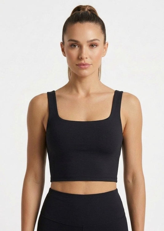 Women's  Square Neck Crop Top