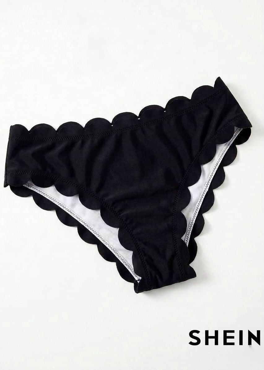 Sleek SHEIN Comfort Lace-Trim Panties – Classic Black