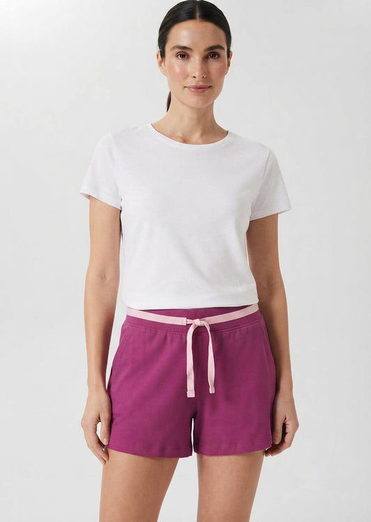 Women's Casual Elastic-Waist Lounge Shorts - Comfortable Summer Wear