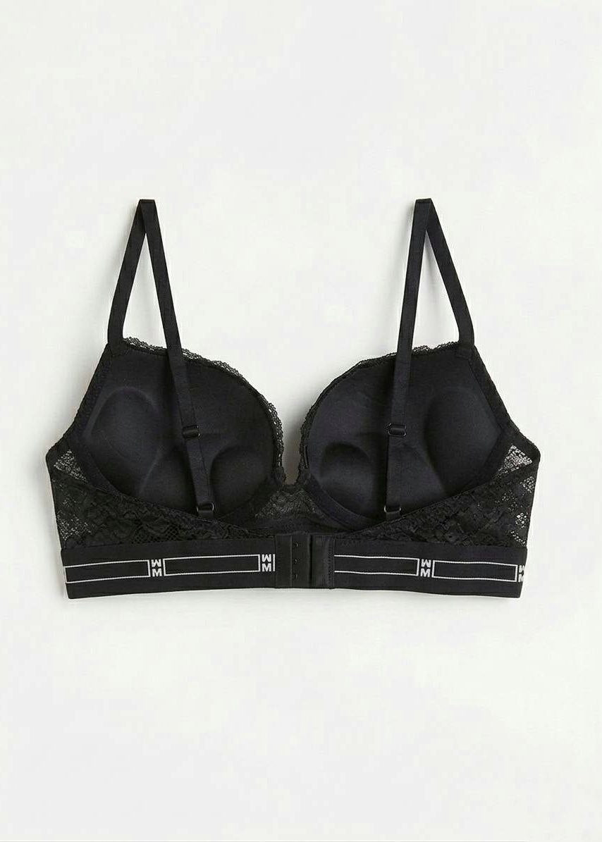 Ultimate Super Push-Up Lace Bra – Classic Black