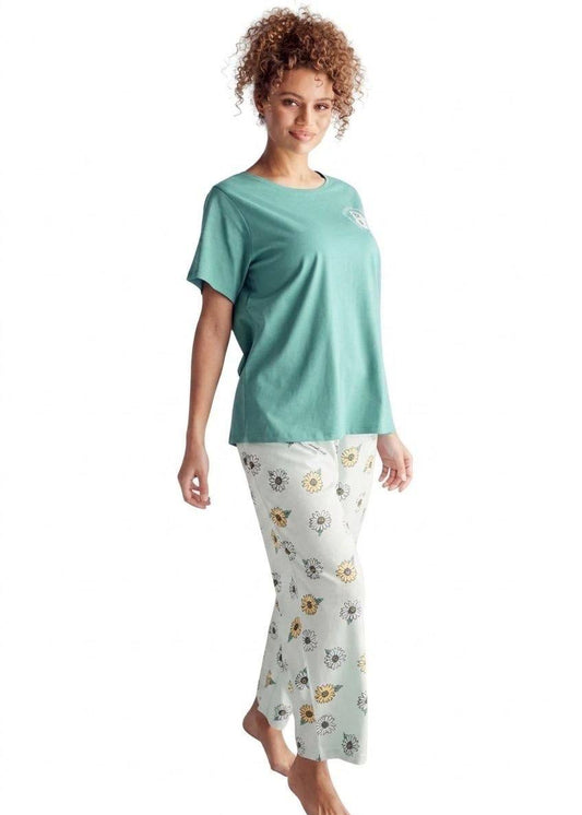 MAX BRAND Floral Print T-shirt and Pyjama Set