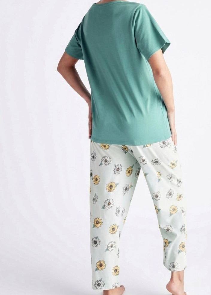MAX BRAND Floral Print T-shirt and Pyjama Set