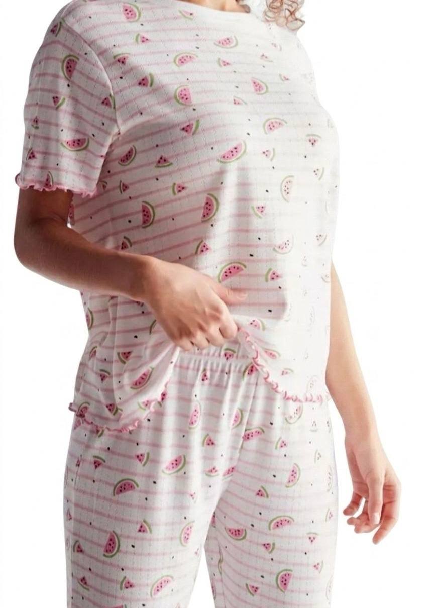 MAX BRAND All-Over Watermelon Graphic Print Pyjama Set