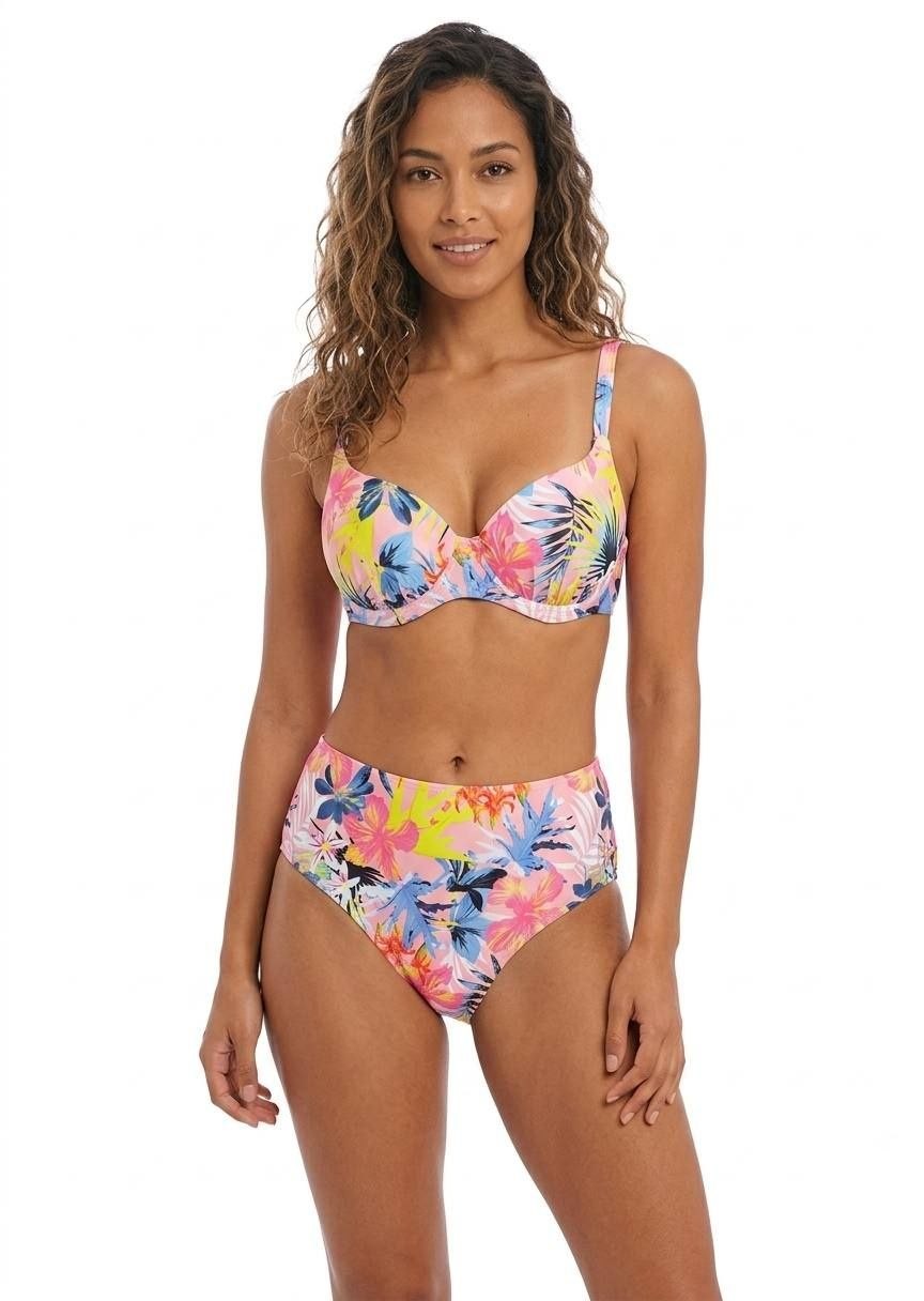 SHEIN Tropical Floral Underwire Bikini Set