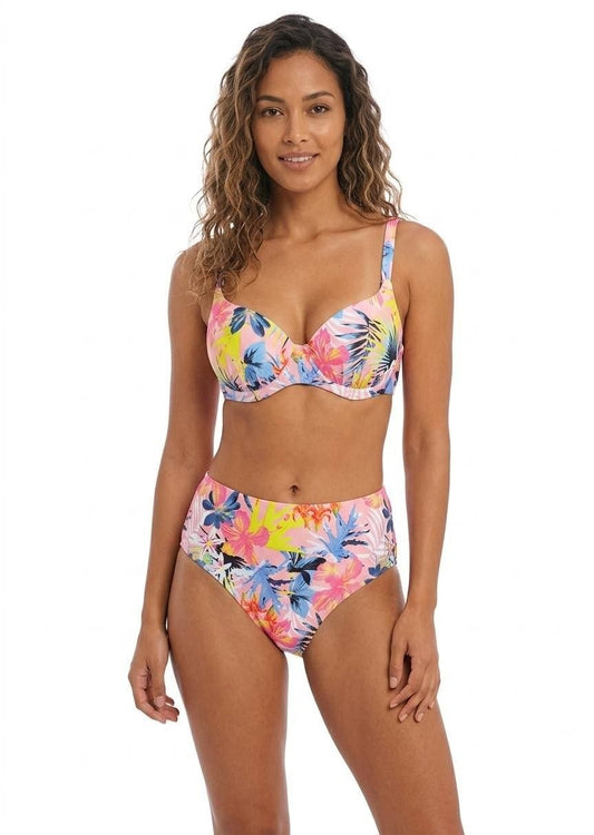 SHEIN Tropical Floral Underwire Bikini Set