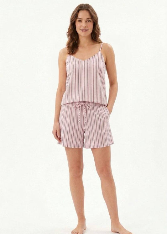 Esmara Women's Striped Pajama Cami and Shorts Set