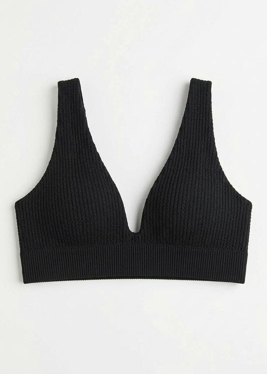 H&M Smooth Push-Up Seamless Bra – Classic Black