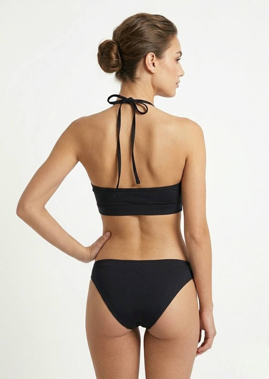 SHEIN Athletic Halter Neck Bikini Set