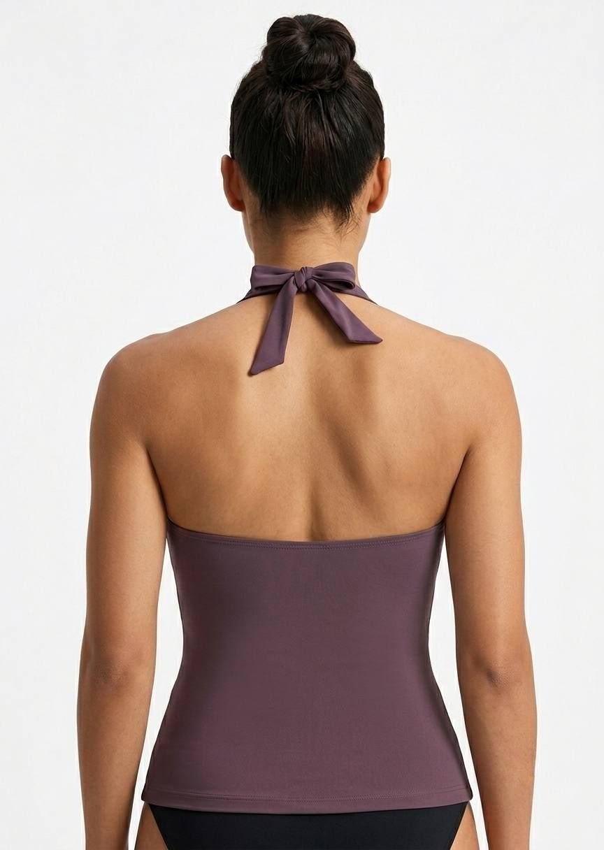 MARC O, POLO Ruched Halter Tankini Swimsuit Top