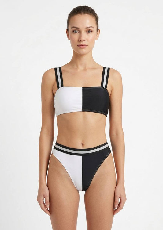 SHEIN Colorblock Two-Piece Bikini Set